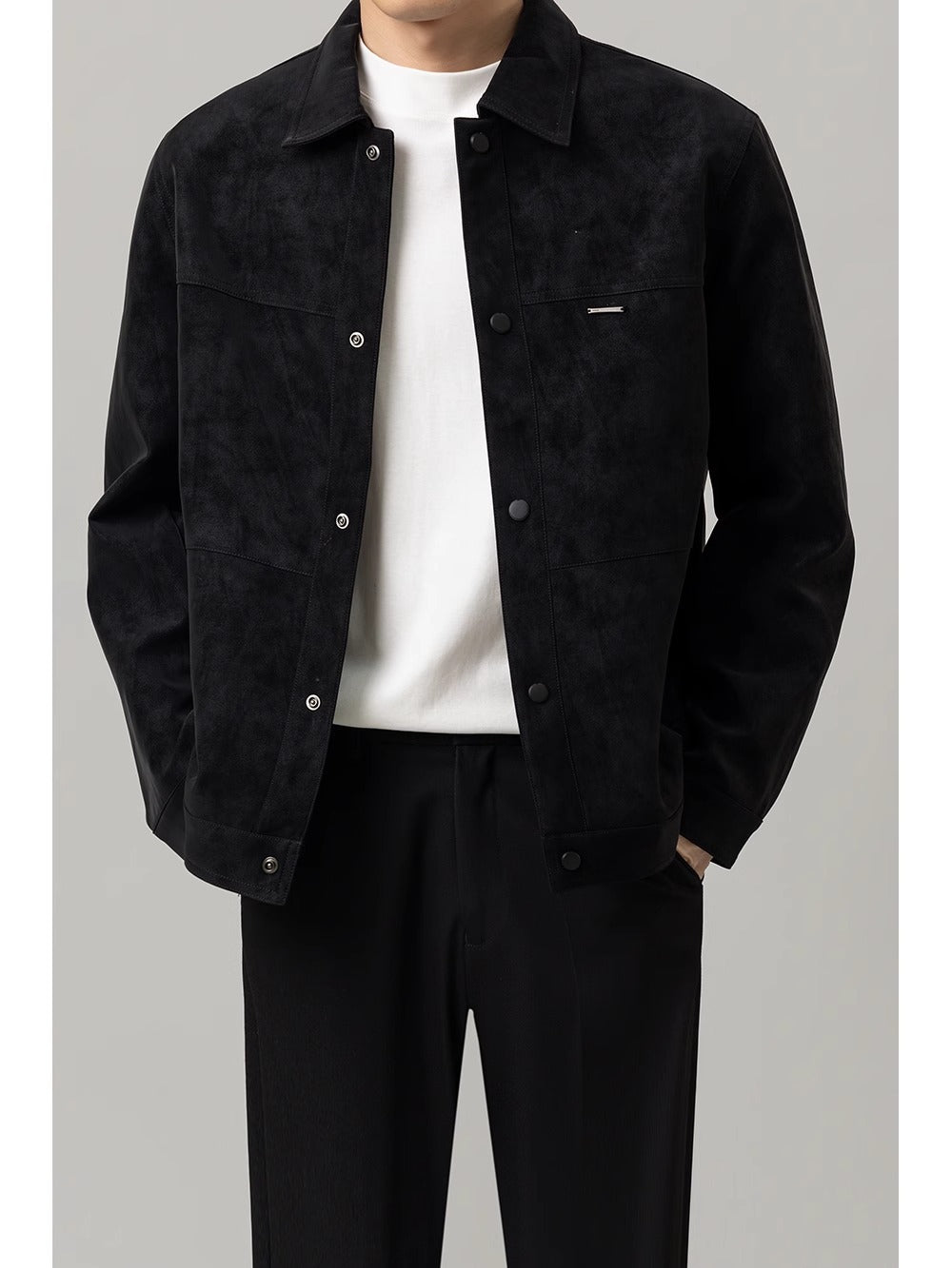 Chaqueta para hombre efecto ante - Veyran