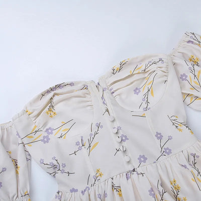 Nancy - Vestido corto con flores