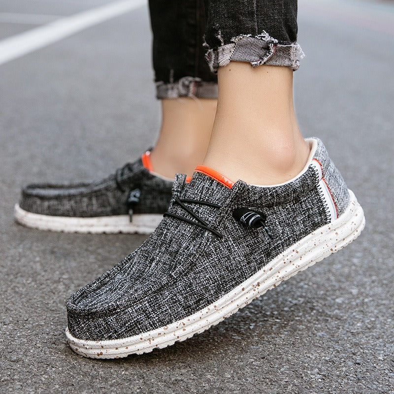 Mocasines casuales para hombre lona transpirable estilo slip on - Mateo