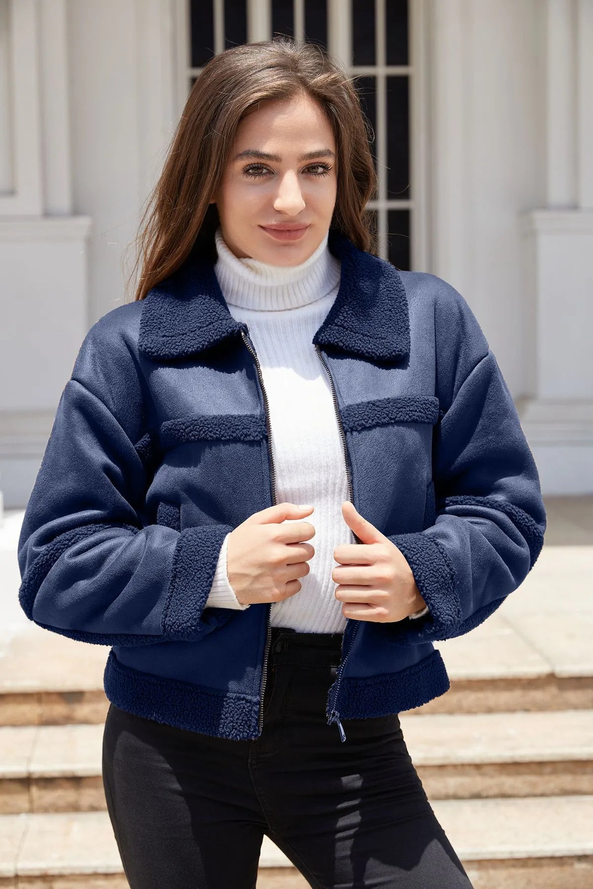 Gia - Chaqueta polar cálida y moderna para mujer