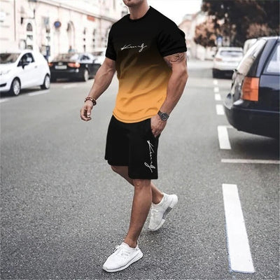 Conjunto deportivo hombre tejido transpirable estilo urbano moderno - Mauro