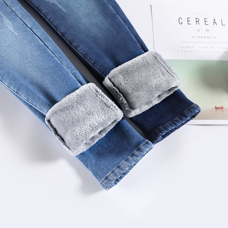Pantalón para mujer efecto denim térmico - Davianne
