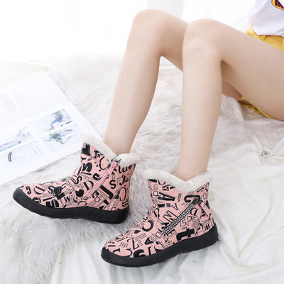 Botas invierno para mujer con estampado - Lirenne