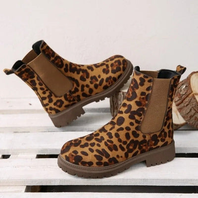 Tarna - Botines con estampado de leopardo