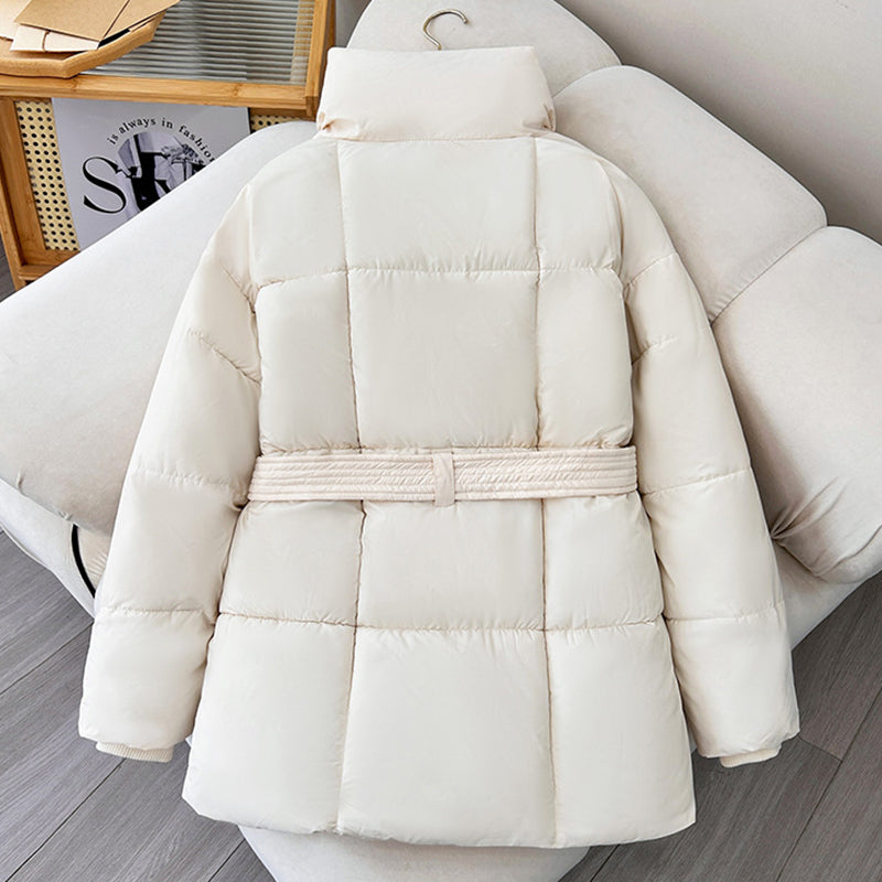 Abrigo tendencia de invierno para mujer con cinturon ajustable - Freja