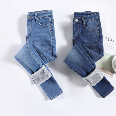 Pantalón para mujer efecto denim térmico - Davianne
