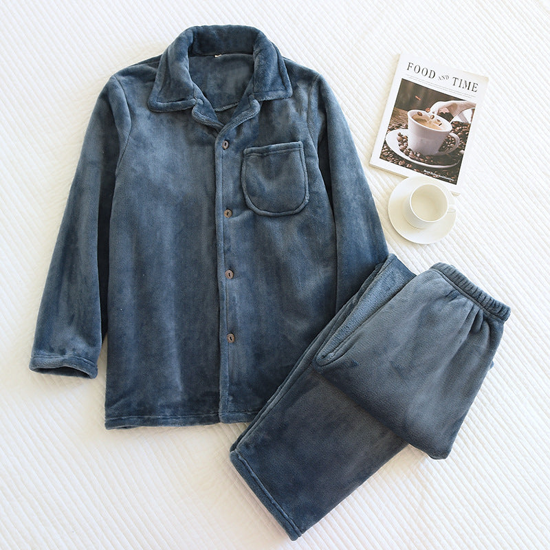 Pijama para hombre de tejido afelpado - Leandro