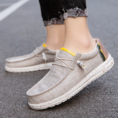 Mocasines casuales para hombre lona transpirable estilo slip on - Mateo