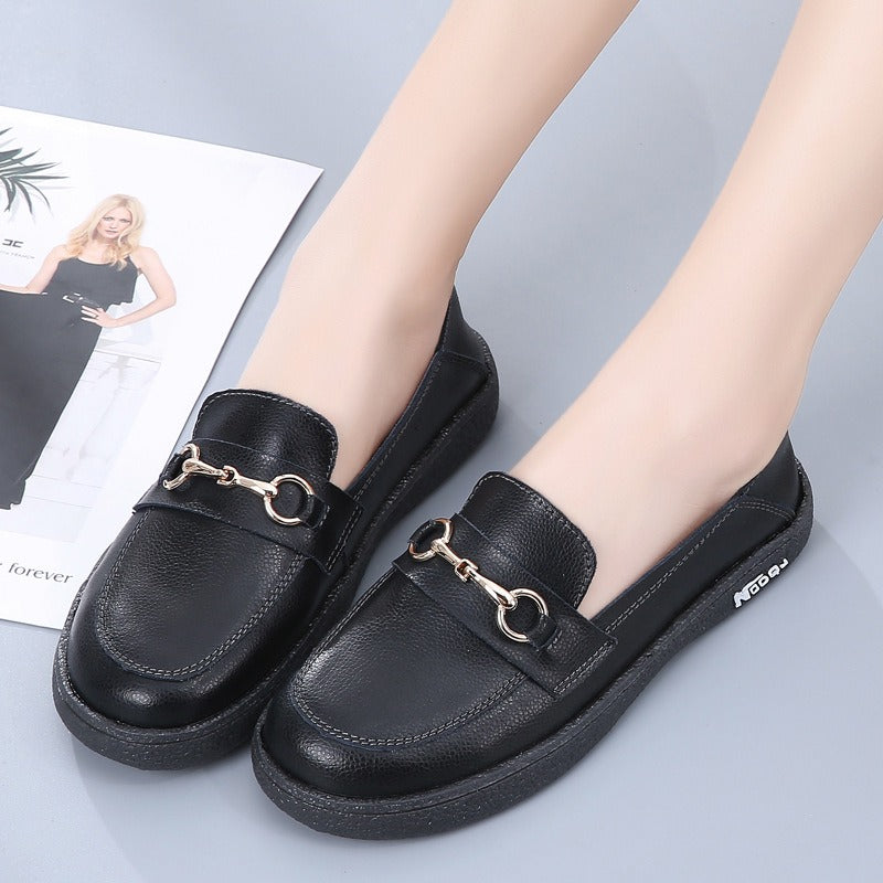 Mocasines planos mujer detalle - Melora