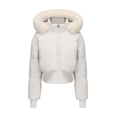 Chaqueta corta para mujer con capucha - Avenil