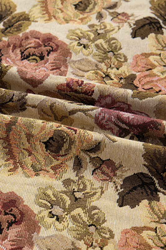 Chaqueta floral combinada de punto para mujer - Olyane