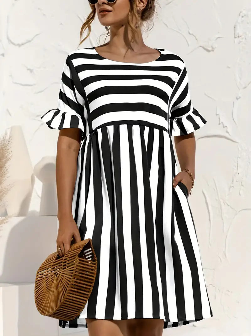 DANA - Vestido Estilo Marinero