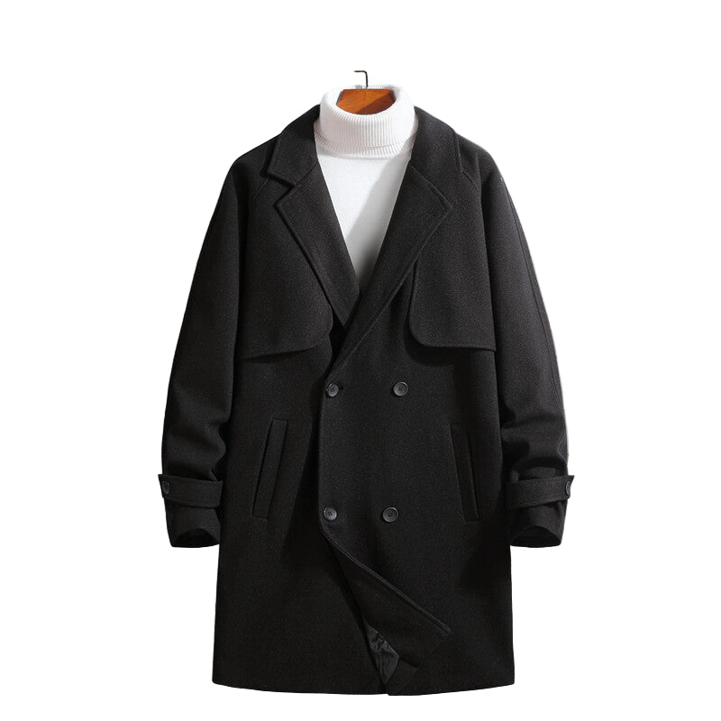 Abrigo largo de lana para hombre - Armand