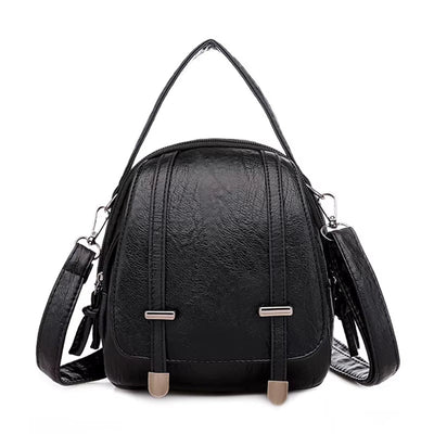 Bolso de hombro mujer diseño compacto cuero estilo vintage - Miranda