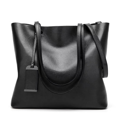 Bolso de hombro para mujer estilo retro cuero liso burdeos - Elea