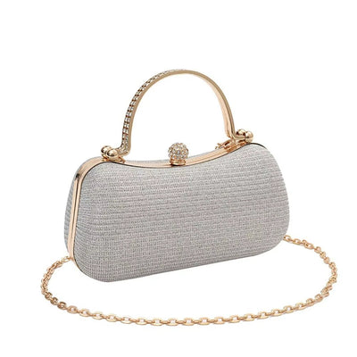 Bolso de noche mujer con detalle brillante con asa joya - Dhalia