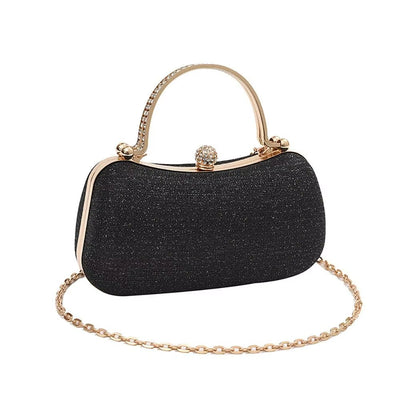 Bolso de noche mujer con detalle brillante con asa joya - Dhalia