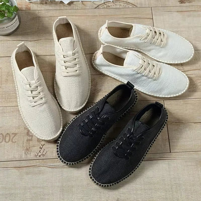 Alpargatas hombre lino transpirable estilo casual - Mauro