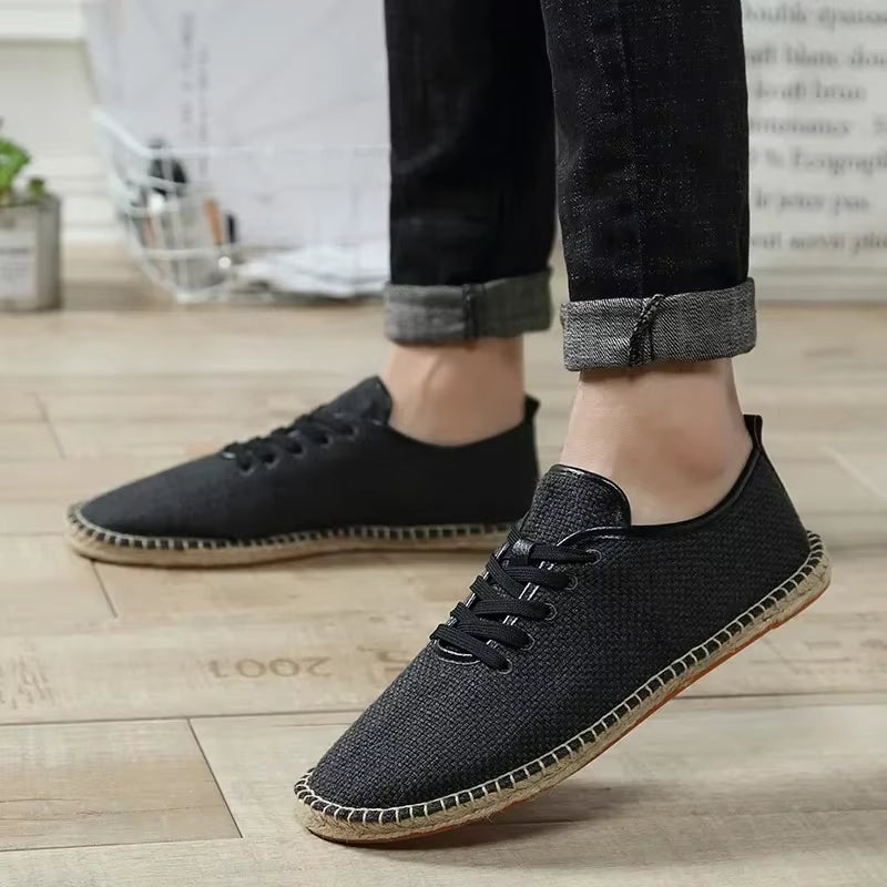 Alpargatas hombre lino transpirable estilo casual - Mauro