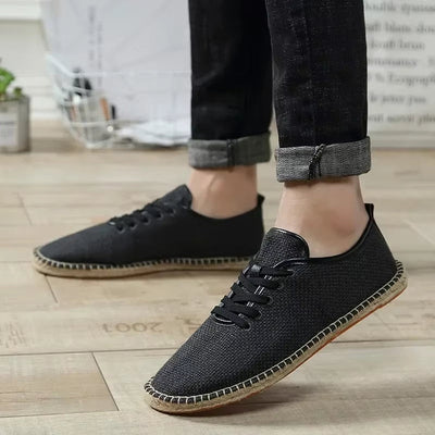 Alpargatas hombre lino transpirable estilo casual - Mauro