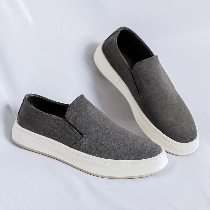 Mocasines para hombre ante premium diseño sin cordones - Rodrigo