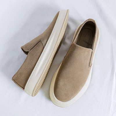 Mocasines para hombre ante premium diseño sin cordones - Rodrigo