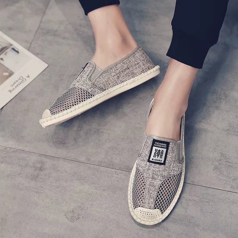 Mocasines para hombre de lona transpirable estilo alpargata - Julián