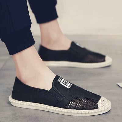 Mocasines para hombre de lona transpirable estilo alpargata - Julián