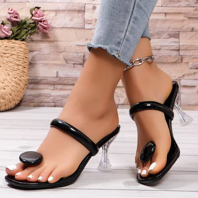 Sandalias de tacón para mujer diseño minimalista estilo elegante - Julieta