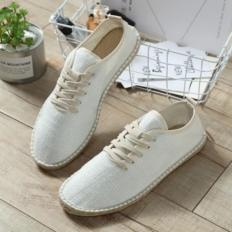 Alpargatas hombre lino transpirable estilo casual - Mauro