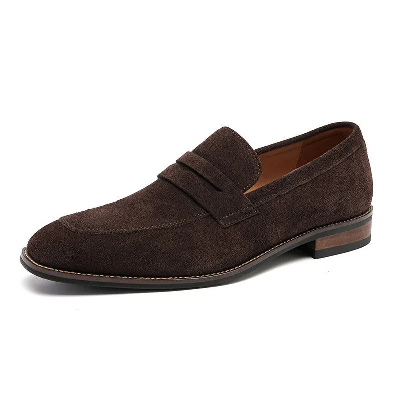 Mocasines hombre cuero gamuza estilo clásico - Lancaster
