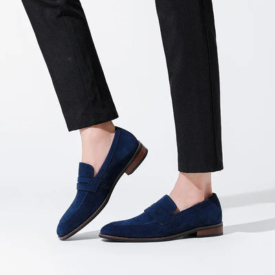 Mocasines hombre cuero gamuza estilo clásico - Lancaster
