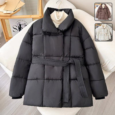 Abrigo tendencia de invierno para mujer con cinturon ajustable - Freja