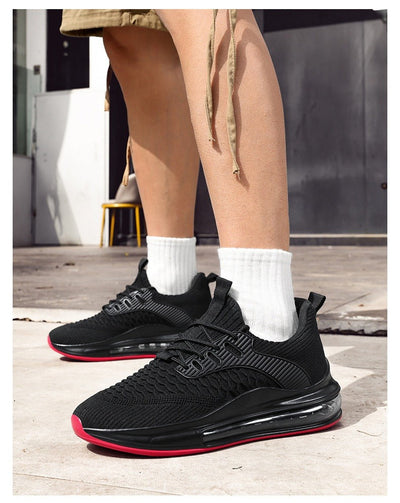 Zapatillas deportivas para hombre tejido transpirable suela con cámara de aire - Elías