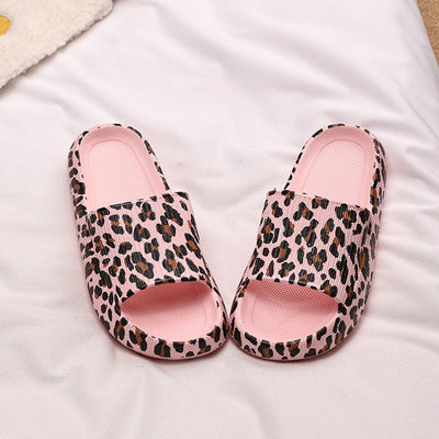 Zapatillas de casa mujer con estampado de leopardo - Malika