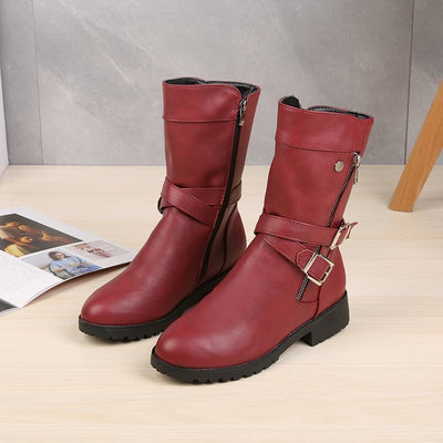 Nina - Botas Martin de tacón bajo