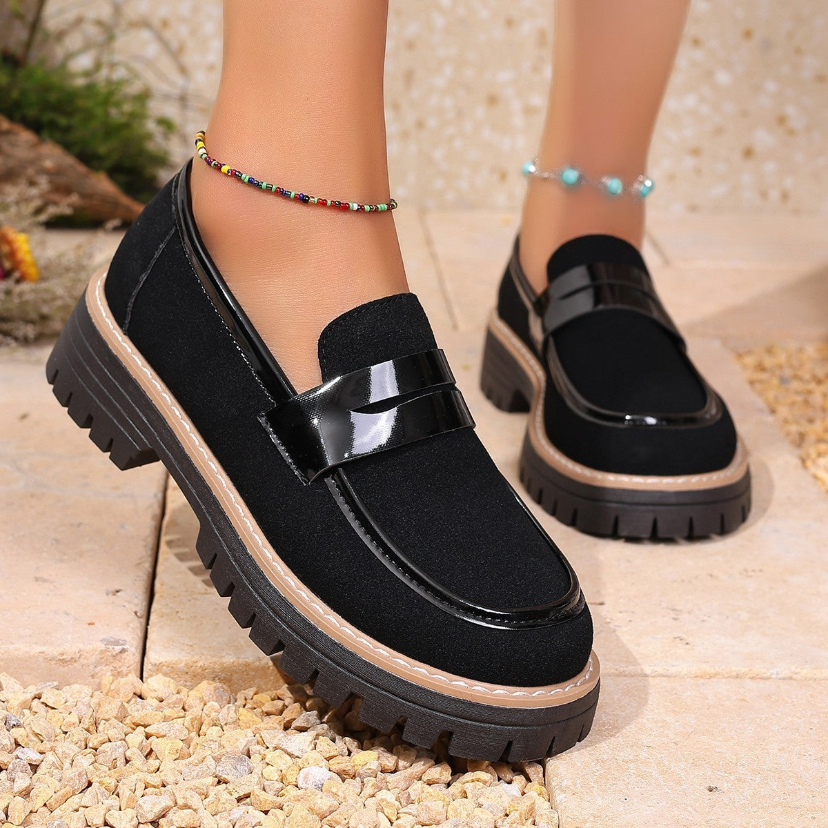 Mocasines mujer suela gruesa - Selene
