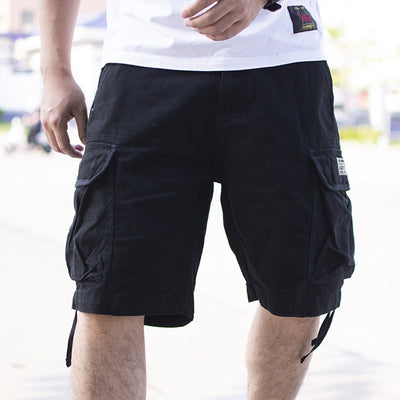 Pantalón corto para hombre bolsillos cargo estilo holgado - Andrés