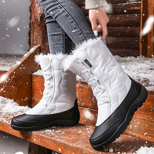 Botas de nieve para mujer efecto acolchado - Ylvina