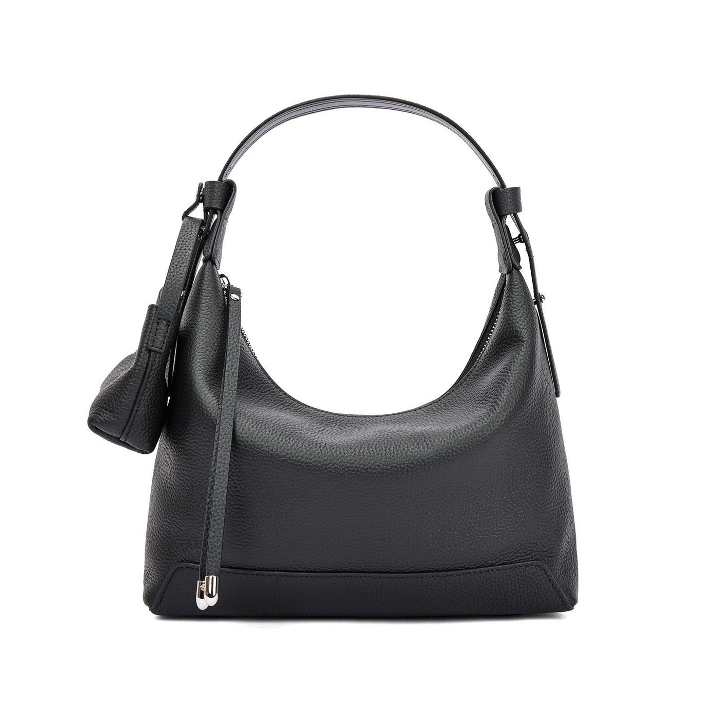 Bolso de hombro para mujer de piel auténtica diseño estructurado - Ivonne