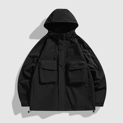 Chaqueta Cargo Cortaviento con Capucha - Lukas