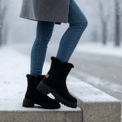 Botas para mujer efecto gamuza - Serelinne