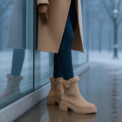 Botas para mujer efecto gamuza - Serelinne