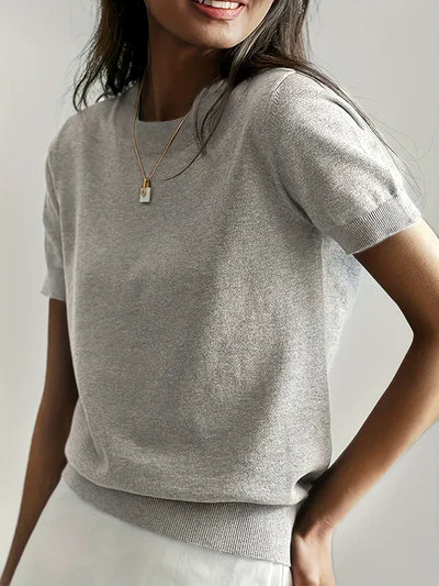 Magdalena - Jersey casual de primavera con mangas cortas