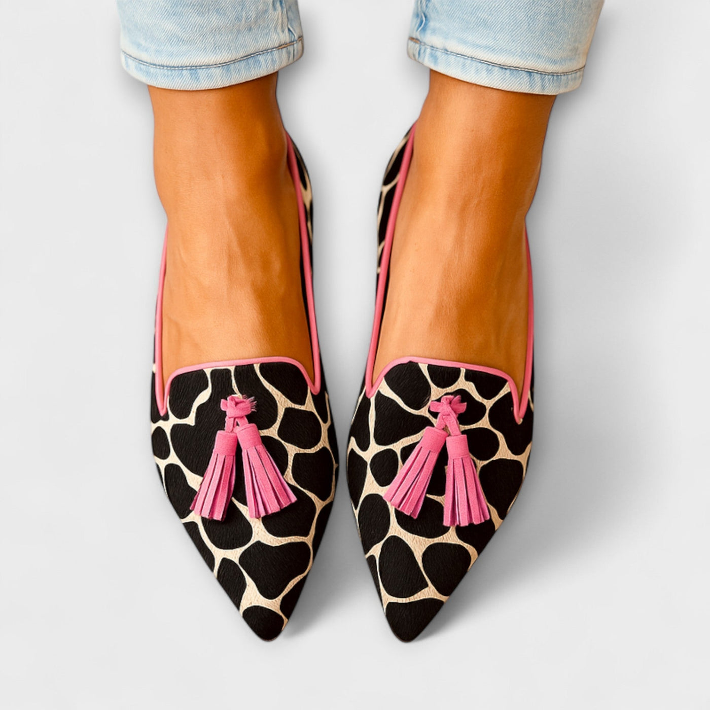 Mocasines de dama con estampado - Siena
