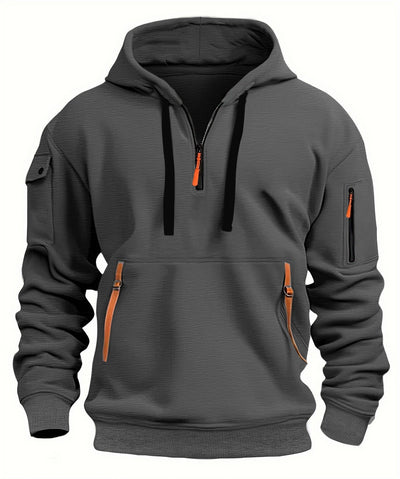 Sudadera hombre con capucha y bolsillos - Cesar
