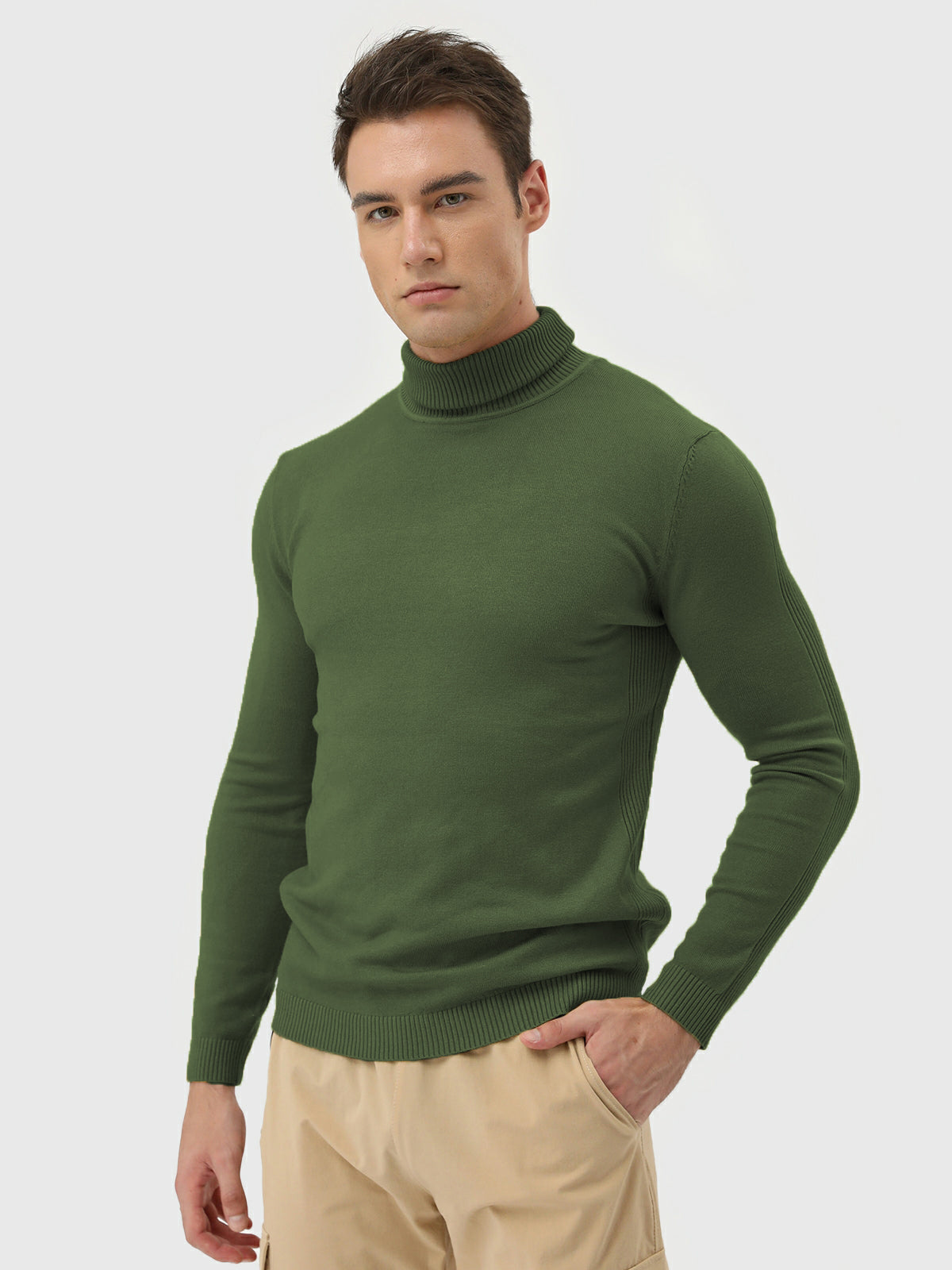 Polo Suéter de Cuello Alto