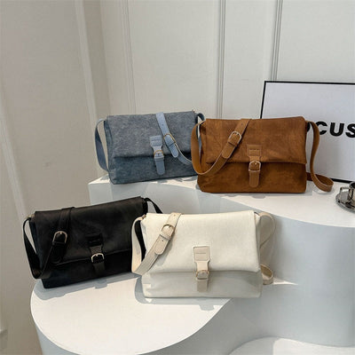 Bolso bandolera mujer piel sintética diseño minimalista - Léa