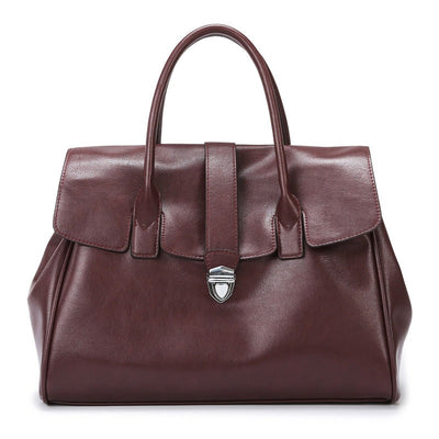Bolso de mano mujer piel sintética gran capacidad estilo sofisticado - Élodie