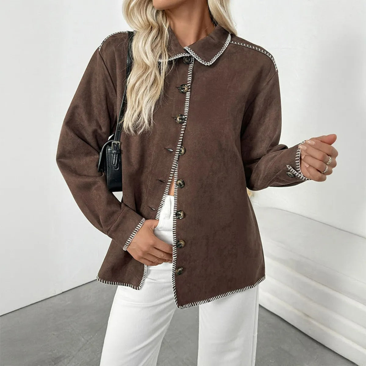 Chaqueta de ante para mujer - Liorae